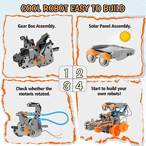 AoHu 11-in-1 Güneş Robot KÖK Projeleri Oyuncaklar, Güneş Enerjili Eğitim Bilimleri Deney DIY Yapı Kitleri, noel Doğum Günü KÖK