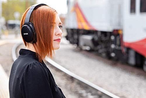 ZVOX AV50 Aktif Gürültü Önleyici Kulaklıklar, Kablosuz Aşırı Kulak Bluetooth Kulaklıklar, 18 Saatlik Çalma Süresi, Yüksek Çözünürlüklü