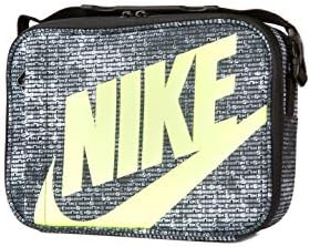 Nike Yalıtımlı Öğle Yemeği Kutusu-Siyah / Volt, Tek Beden