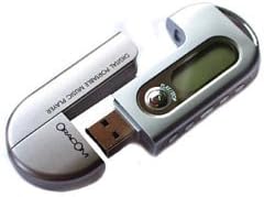 OracOm ORC200M-256MB USB Bellek, MP3 / WMA Çalar ve Ses Kaydedici (Altın)
