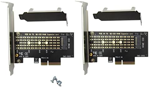 PCIe destekli M anahtar NVMe sürücüler için PCI-e 3.0 bağlantı noktasına 2x M. 2 NVMe sürücüsü yalnızca bir PCIe x4, x8 veya