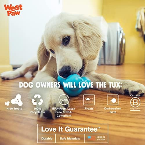 West Paw Zogoflex Tux Treat Dağıtım Köpek Çiğneme Oyuncağı-Köpekler için İnteraktif Çiğneme Oyuncakları-Agresif Çiğneyiciler