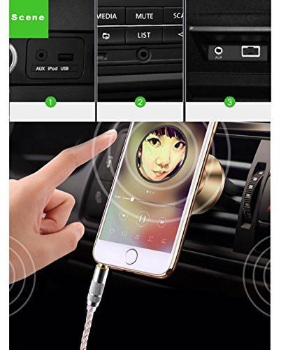 Araba için SKW Aux Kablosu (Hi-Fi Ses),3.5 mm ila 3.5 mm Aux Kablosu/Stereo Ses Kablosu/Ev Stereo, Echo Dot,Sony ve Daha Fazlası