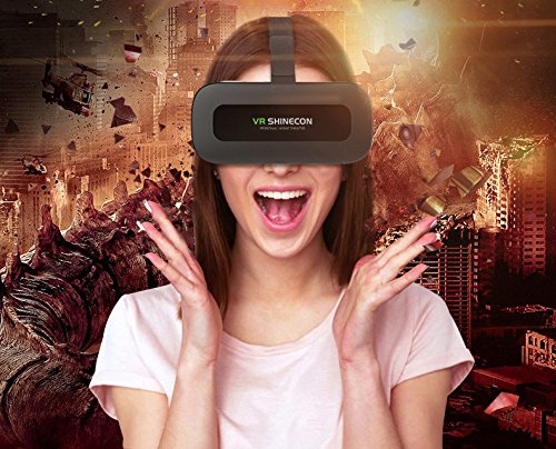 3D VR Sanal Gerçeklik Kulaklık Tüm Bir Makine ile Android 5.5 inç Sürükleyici HD 1080 P Ekran Allwinner Işlemci Destekler Bluetooth
