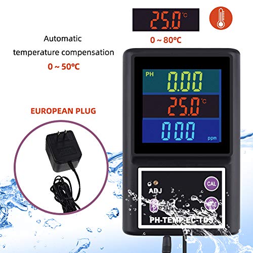 YIFAN PH-260BD Bluetooth Çok Parametreli Akıllı Test Cihazı LCD Çevrimiçi 4'ü 1 arada pH/EC (İletkenlik) /TDS (ppm) / Sıcaklık