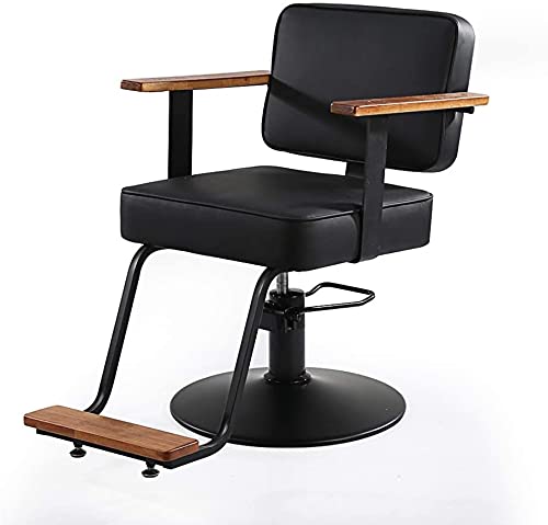 Berber Koltuğu Salon Sandalye Şekillendirici Sandalye Modern Kuaförlük Sandalye Berber Asansör Sandalyeler Siyah Kuaför Sandalye