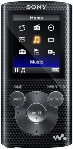 Sony NWZE383 4 GB Walkman MP3 Video Oynatıcı (Siyah)