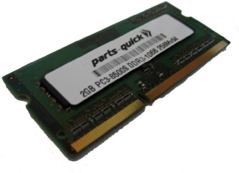 2 GB DDR3 Bellek Yükseltme Ağ Geçidi LT Netbook LT4004u PC3-8500 204 pin 1066 MHz Dizüstü SODIMM RAM (parçaları-hızlı Marka)