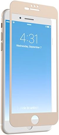 iPhone 8 Plus, iPhone 7 Plus, iPhone 6s Plus, iPhone 6 Plus için ZAGG Görünmez Cam + Lüks Ekran Koruyucu – Altın