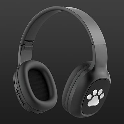 En iyi Kulaklık Bluetooth Uyumlu PC Mikrofonlu Kulaklık Taşınabilir Rahat Siyah