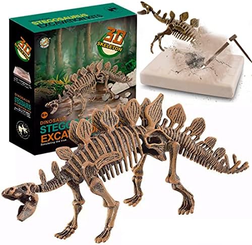 Özgürlük İthalatı Dinozor İskeleti 3D Dino Fosil Kemikleri Kazı Bilim Kiti