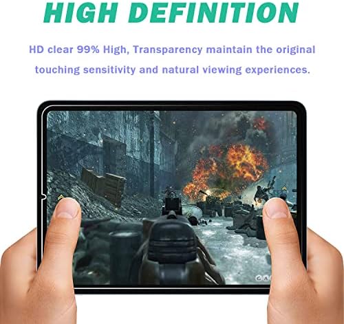 [2 Paket] Ekran Koruyucu için iPad Mini 6 8.3 inç 2021, Anti-Scratch/Yüksek Çözünürlüklü / 9 H Temperli Cam Filmi için iPad Mini