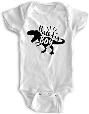 Ilk Doğum Günü Kıyafeti 1st Erkek Bebek Bodysuit Hayvan