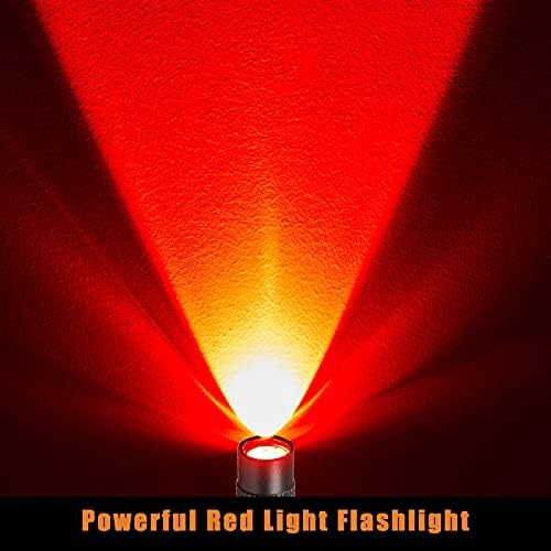 4 Adet kırmızı ışık el feneri kırmızı LED el feneri kırmızı ışık kalem ışık el feneri süper parlak kırmızı el feneri kırmızı