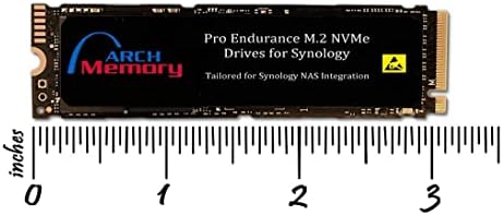 Arch Bellek Pro Dayanıklılık Yükseltme 256 GB M. 2 2280 PCIe (3. 0x4) NVMe Katı Hal Sürücü (TLC) Synology NAS Sistemleri için